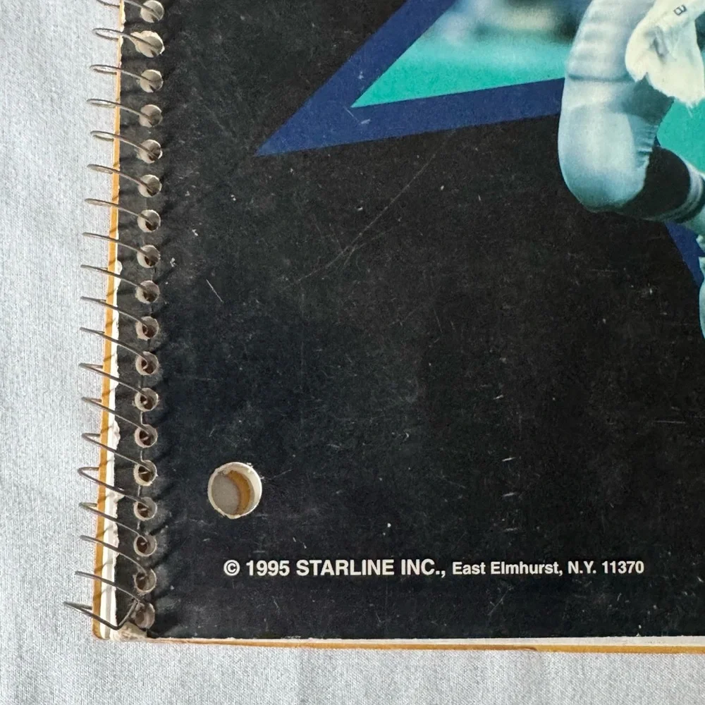 VINTAGE TROY AIKMAN DALLAS COWBOYS NOTEBOOK. USA MADE 1995 STARLINE TEAM NFL‎
